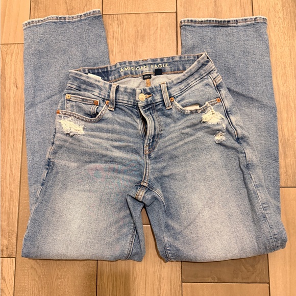 American Eagle Outfitters Womens Curvy Straight Jeans - Picture 2 of 6